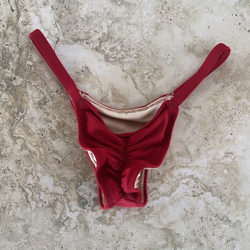 Red Bikini Bottom - Picture 2 of 2